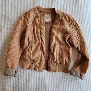 Anthropology bomber jacket